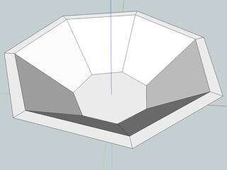 heptabowl in SketchUp